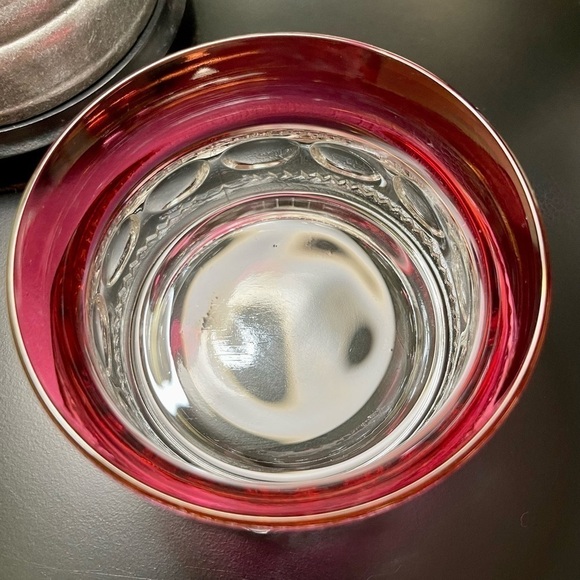 LOVELY, KINGS CROWN, 4” DESSERT BOWL. THUMBPRINT PATTERN - Picture 3 of 5